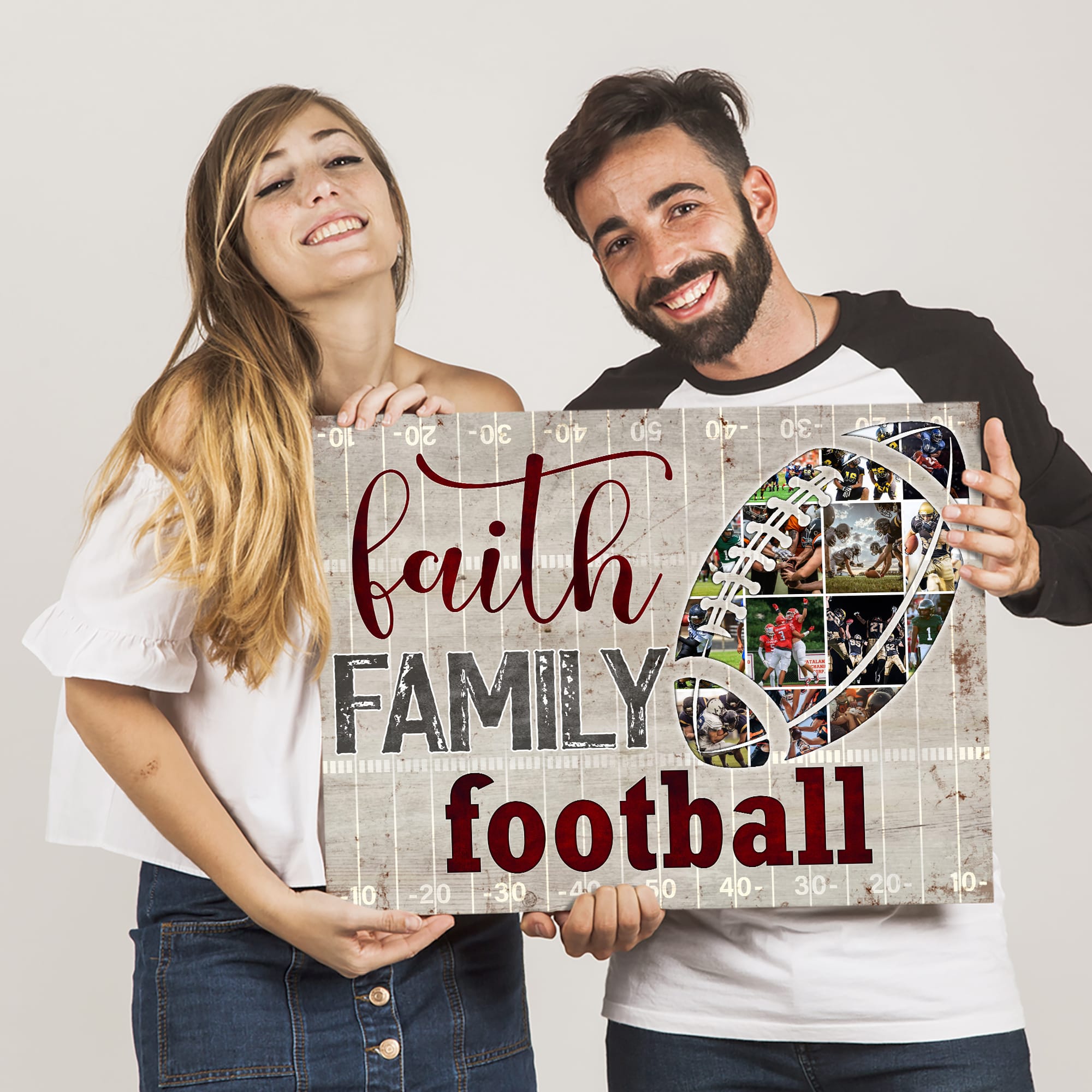 Family Football Print