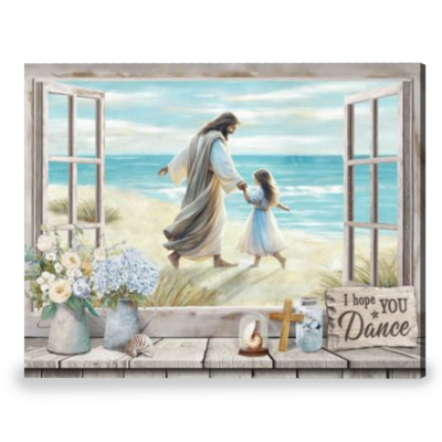 Christian Gifts for Women I Hope You Dance Christian Art Canvas Print