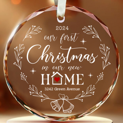 New Home Christmas Ornament 2024 House Warming Gifts