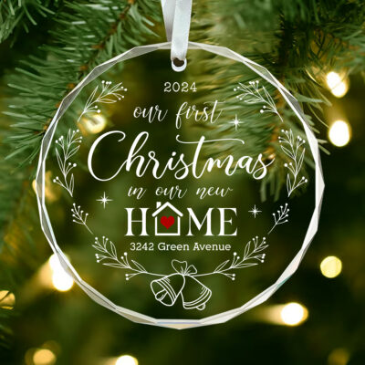 New Home Christmas Ornament 2024 House Warming Gifts