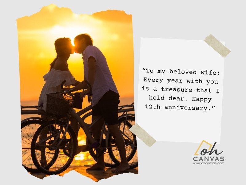 12Th Anniversary Wishes For Wife