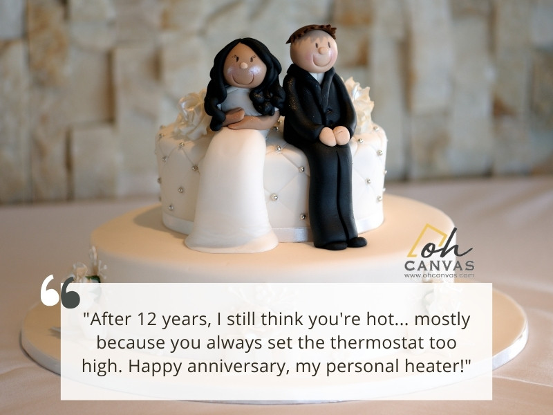 12 Year Anniversary Funny Quotes