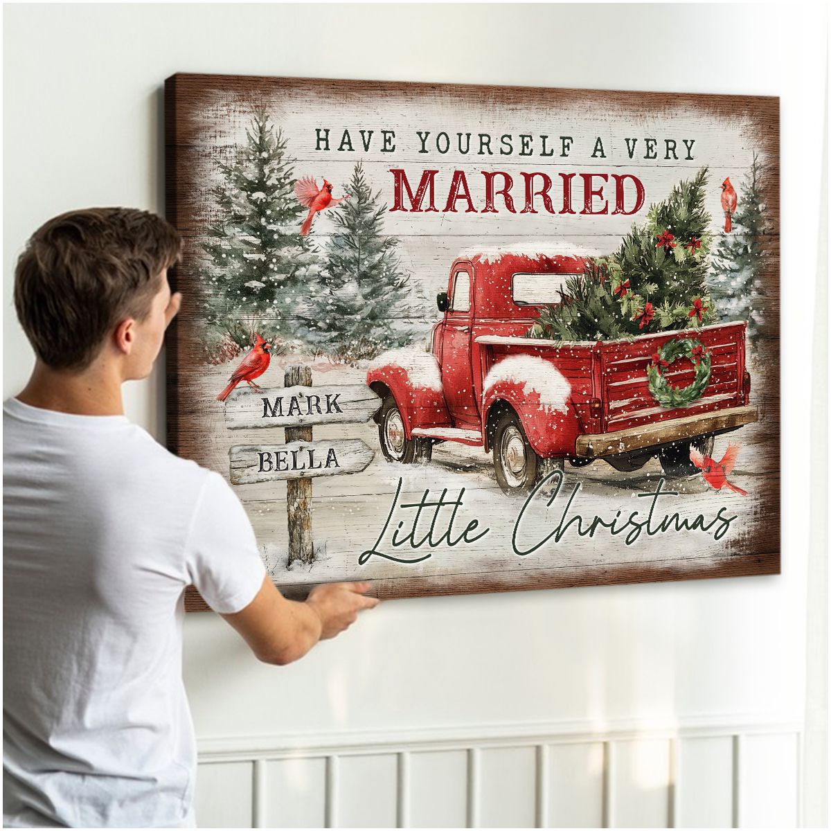 GIFT MY PASSION Merry Christmas Gift Set – Quotation Photo Frame & Black Men's Wallet Combo (2-Piece Pack) - View #4