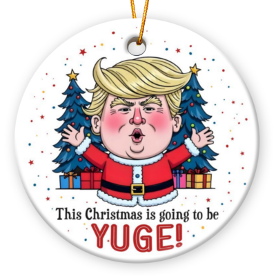 Christmas Trump Ornaments 2024 Funny Christmas Decorations