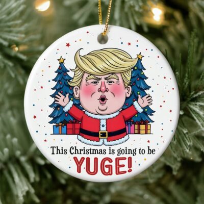 Christmas Trump Ornaments 2024 Funny Christmas Decorations