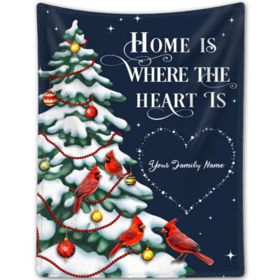 Christmas Home Decor Gift Customized Throw Blankets For Family