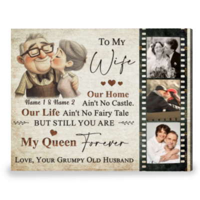 Sentimental Gift for Wife Personalized Gift from Husband Canvas Print