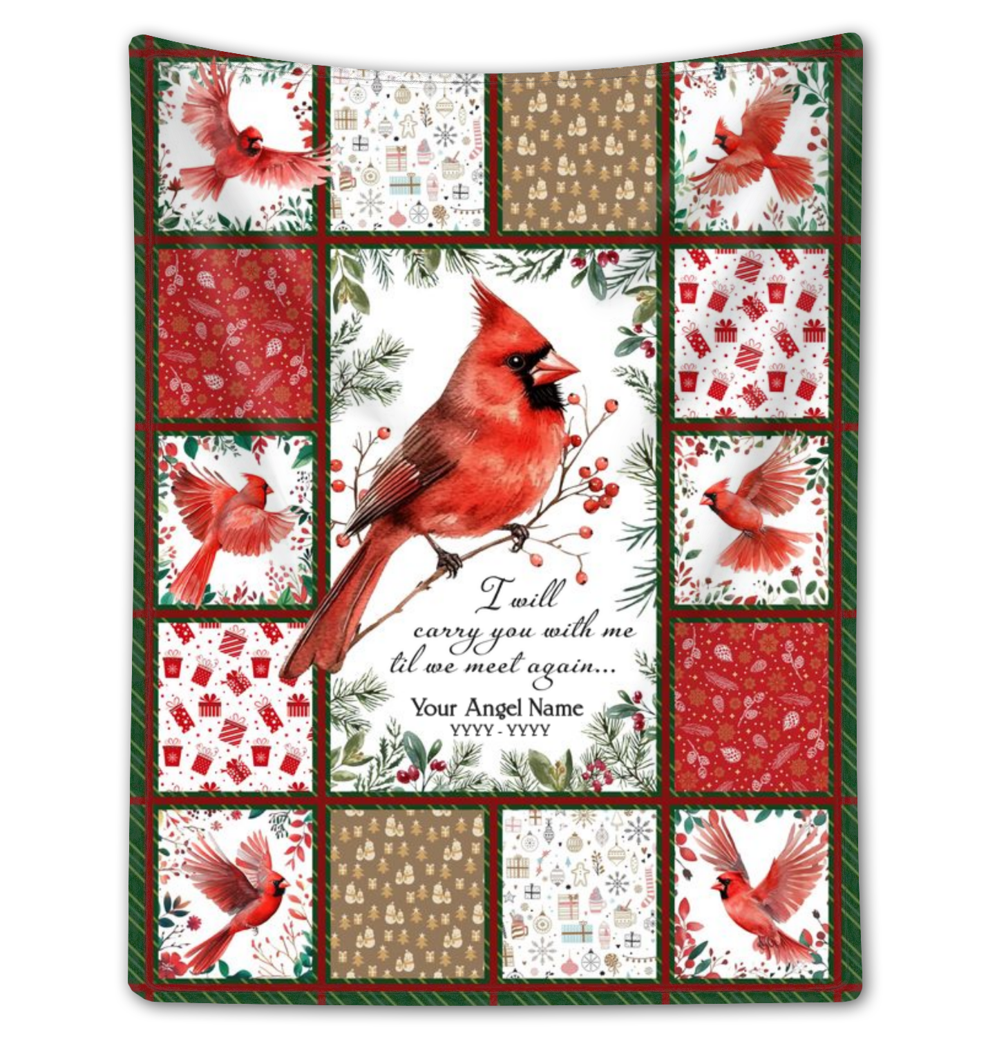 Cardinal Loved One Quilt, In Memory of Quilt, Memorial Gift, Loss of hot Loved One Gift, Condolence Gift, Bereavement blanket