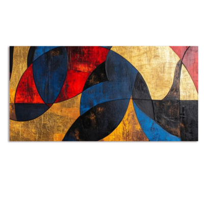 Geometric Abstract Canvas Wall Art