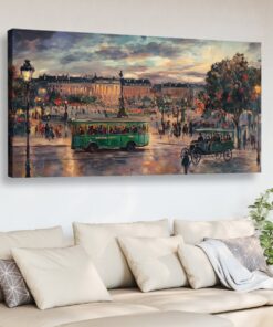 Parisian Nightscape Cityscape Canvas Print Wall Art For Living Room &Amp; Bedroom 10 Oh Canvas Beautiful You Fly Wall Art Decor