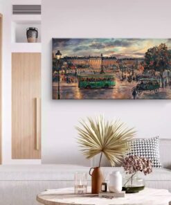 Parisian Nightscape Cityscape Canvas Print Wall Art For Living Room &Amp; Bedroom 12 Oh Canvas Beautiful You Fly Wall Art Decor