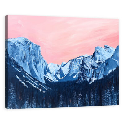 Mountain Wall Art - Rocky Majestic Landscape Nature Artwork