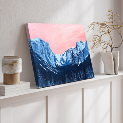Mountain Wall Art - Rocky Majestic Landscape Nature Artwork