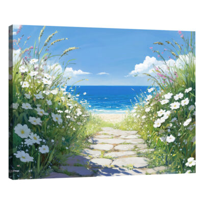 Beach Wall Art - Coastal Path To Paradise Nature Artwork