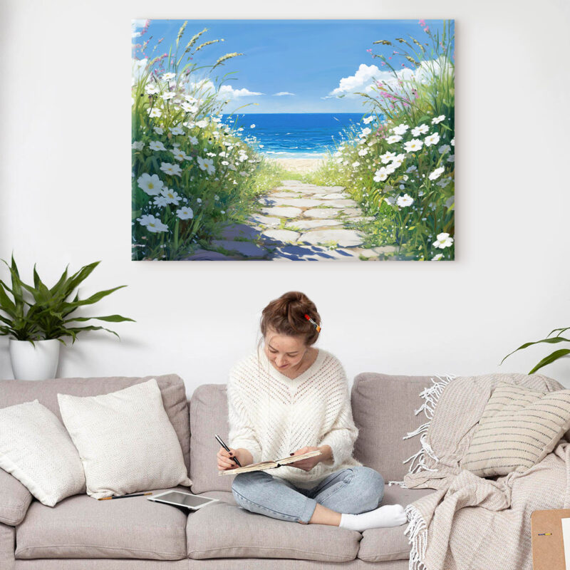 Beach Wall Art - Coastal Path To Paradise Nature Artwork