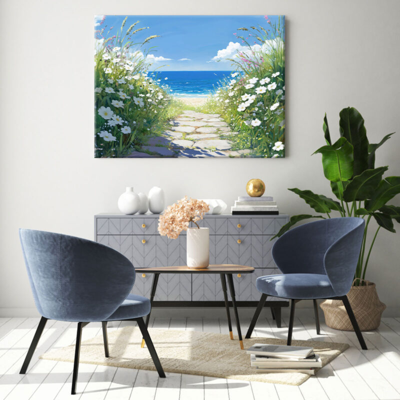 Beach Wall Art - Coastal Path To Paradise Nature Artwork
