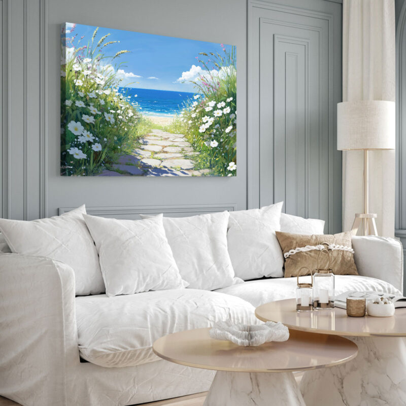 Beach Wall Art - Coastal Path To Paradise Nature Artwork