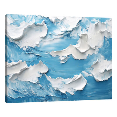 Ocean Breeze Nature Artwork - Textured Beach Wall Art