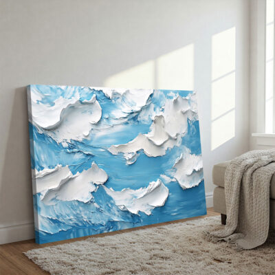 Ocean Breeze Nature Artwork - Textured Beach Wall Art