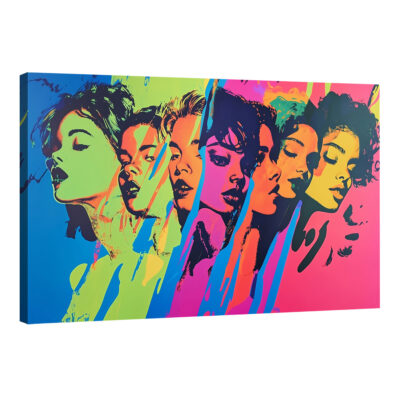 The Youngsters Pop Art - Portrait Series Canvas Print