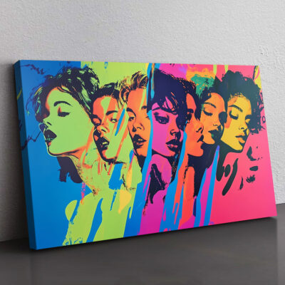 The Youngsters Pop Art - Portrait Series Canvas Print