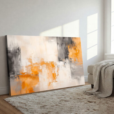 Earth Tones Flow - Abstract Brown And Beige Wall Art