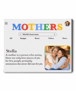 Custom Canvas Prints Personalized Mother Tribute Photo Mom Appreciation Canvas