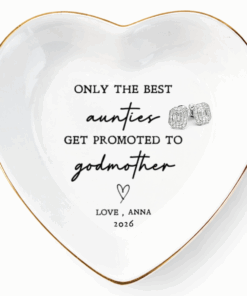 Godmother Proposal Personalized Jewelry Dish Gift Will You Be My Godmother
