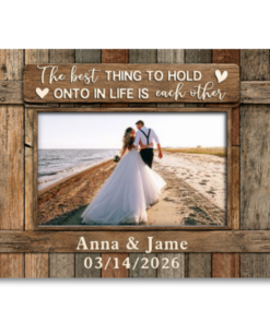Personalized Wedding Photo Canvas Custom Couple Anniversary Gift